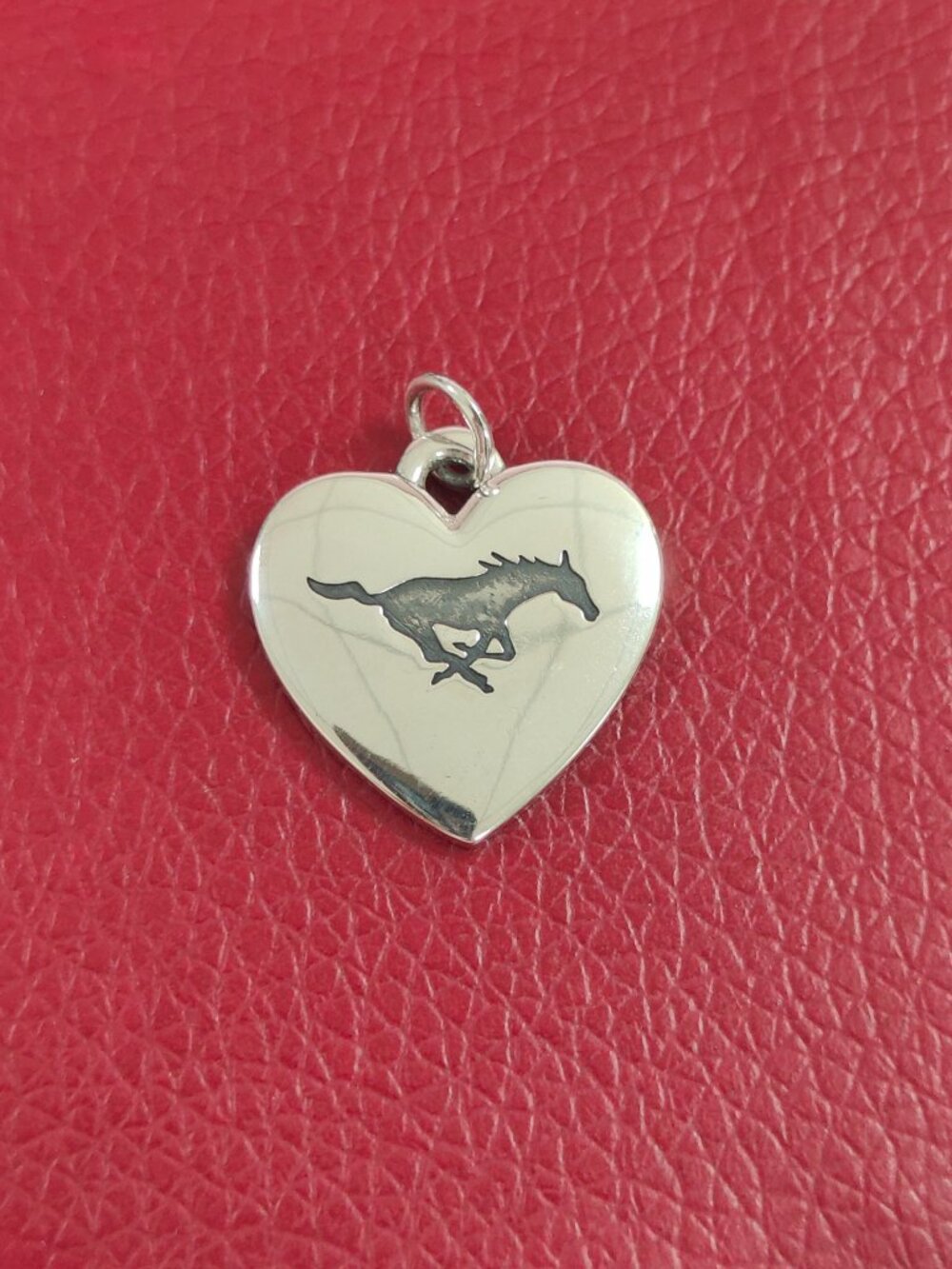 James Avery Southern Methodist University Classic Heart Charm with box
